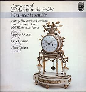 Philips Academy St. Martin Mozart Clarinet Quintet Vinyl LP — main product image