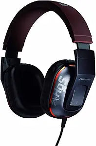 Panasonic RP-HT480C-S Silver Monitor Headphones with Mic