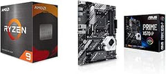 AMD Ryzen 9 5900X ASUS Prime X570-P CPU Motherboard Bundle