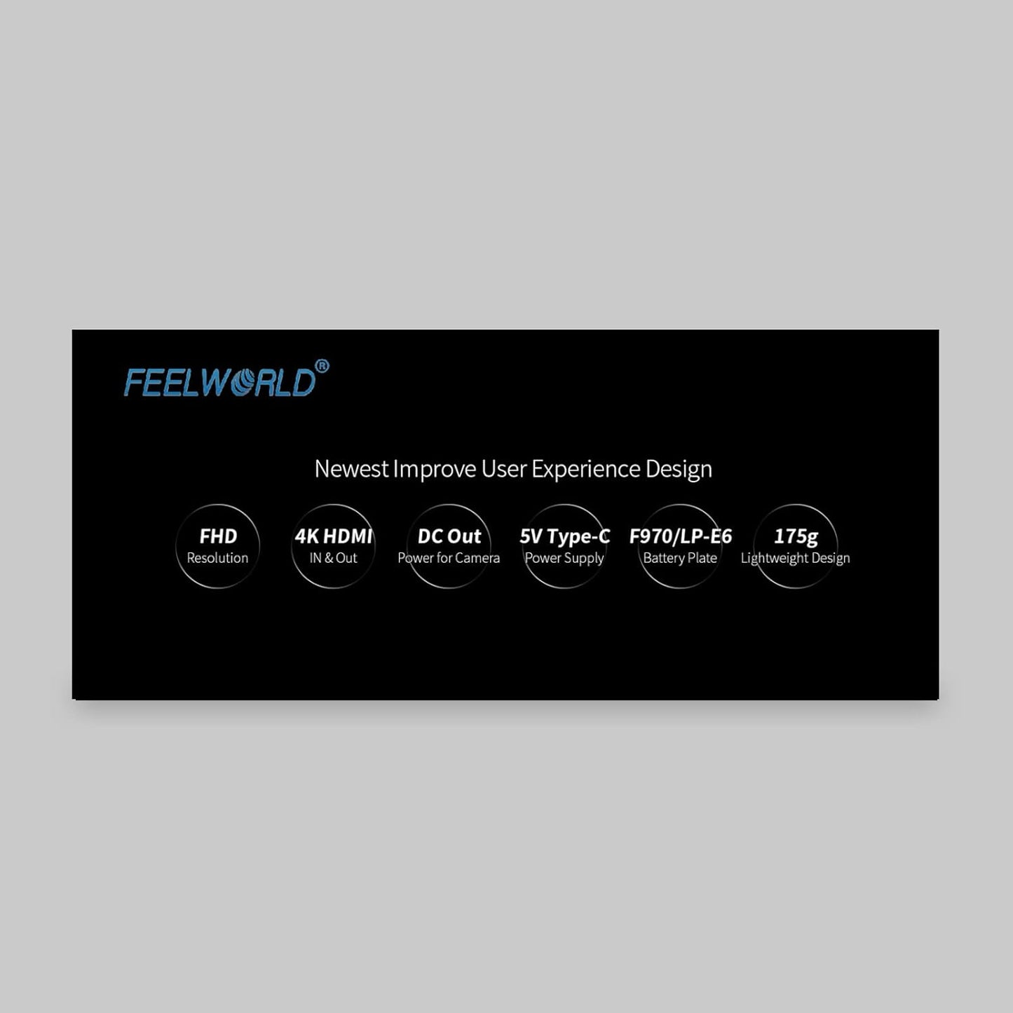 FEELWORLD FW568 5.5" Camera Field Monitor 4K HDMI