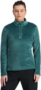 Spyder 38B125310 Women's Shimmer Half Zip Base Layer