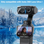 Secpeak Tempered Glass Screen & Lens Protector for Insta360 Luna Ultra