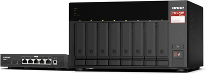 QNAP TS-873A-SW5T-US 8-Bay NAS with 2.5GbE Switch