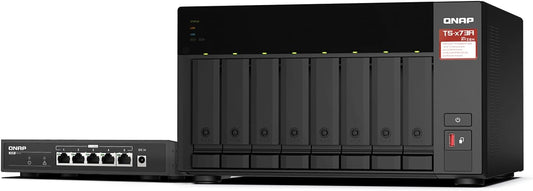 QNAP TS-873A-SW5T-US 8-Bay NAS with 2.5GbE Switch