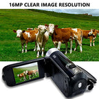 Camerina 1080P Portable Digital Camcorder with Rotating LCD