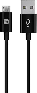 Monoprice 113932 USB-A to Micro B Cable 10ft Black — main product image