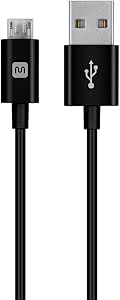 Monoprice 113921 3ft USB-A to Micro-B Cable Black