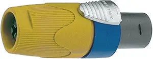 Neutrik NL4FX-4 4-Pole Speakon Cable Connector - Yellow — main product image