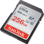 SanDisk SDSDUNR-256G-GN6IN 256GB Ultra SD Card Bundle