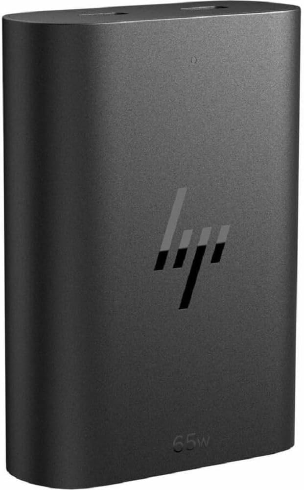 HP 600Q8AAABA 65W GaN USB-C Laptop Charger — main product image