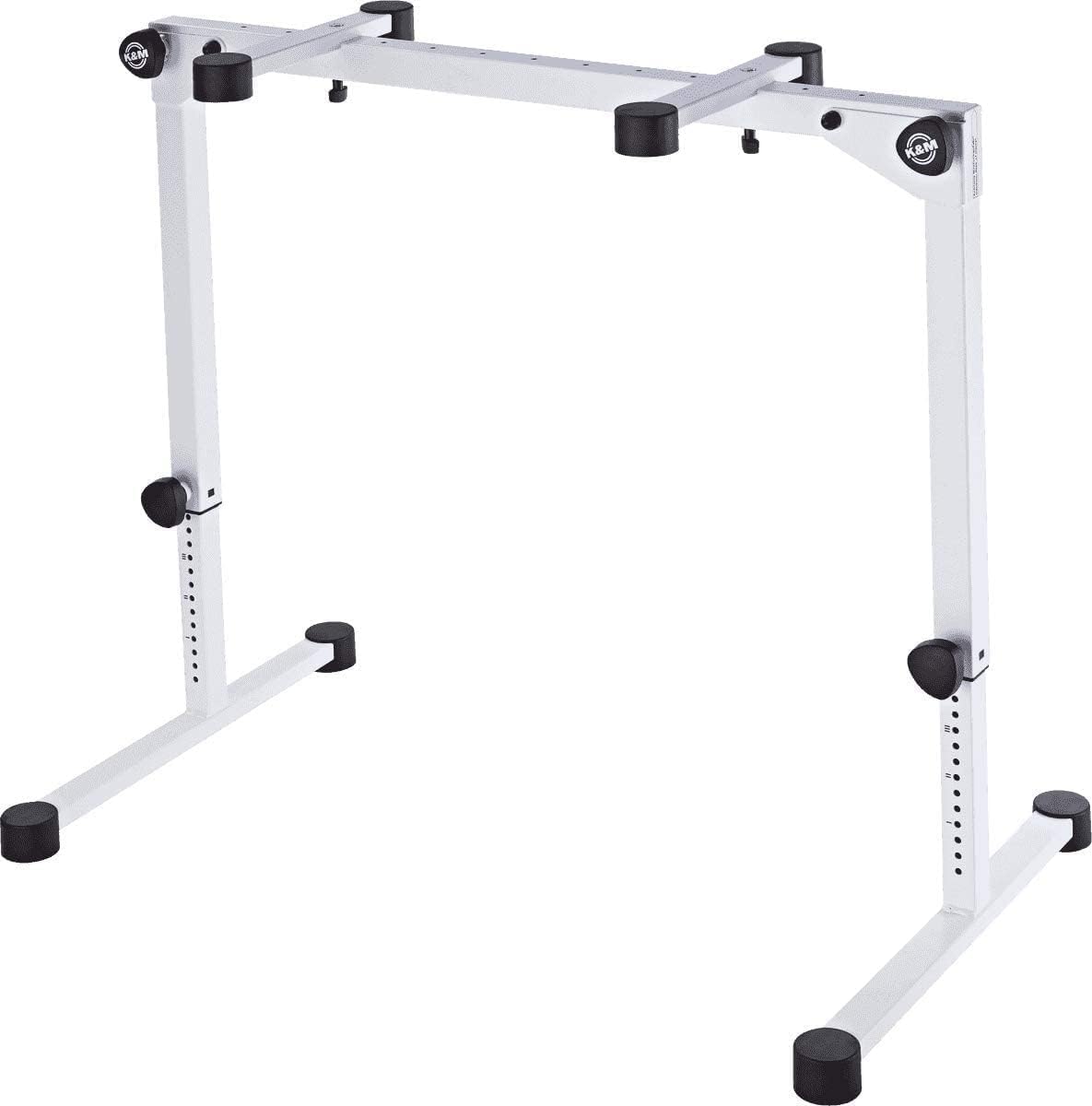 K&M 18820.019.76 Omega Pro White Keyboard Table Stand