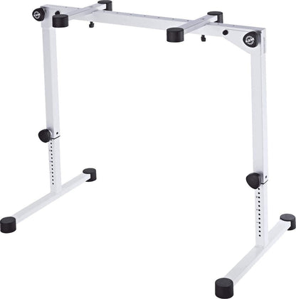 K&M 18820.019.76 Omega Pro White Keyboard Table Stand