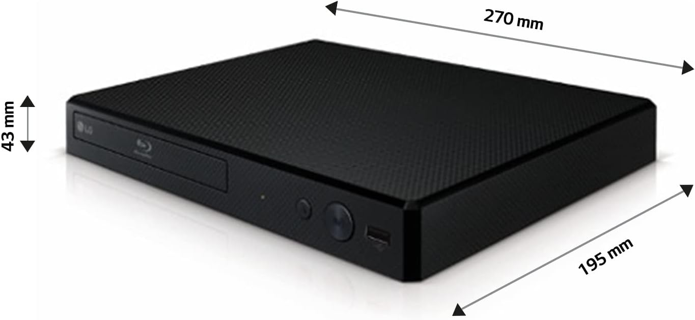 LG BP250.DGBRLLK Blu-ray Player 1080p + HDMI
