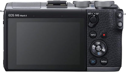 Canon 3612C011 EOS M6 Mark II Bundle Renewed