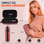 DSDFPFG Hard Shell EVA Zipper Carrying Case
