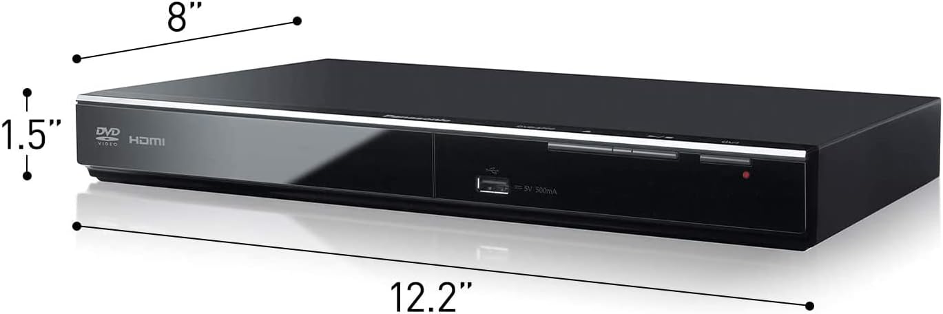 Panasonic DVD-S700 1080p Upscaling DVD Player with HDMI, USB