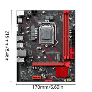 GUOXYXR JGINYUE H311M-HD Micro-ATX LGA1151 Gaming Motherboard Kit