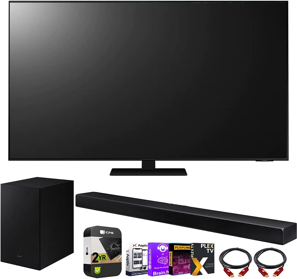 Samsung QN65QN85AA 65" Neo QLED TV Bundle - Soundbar Included
