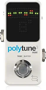 TC Electronic Polytune 3 Mini Polyphonic Guitar Tuner Buffer