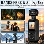 JYSECURE Pocket Body Camera with 4K Output and 64GB Storage