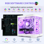 HOENGAGER Gleaming Ryzen 7 7800X3D RTX 3060 Gaming PC