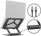 Monoprice 44729 6-in-1 Z-Fold Laptop USB-C Dock