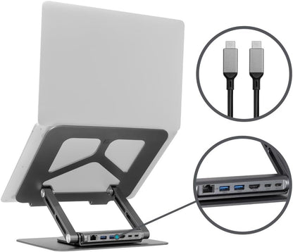 Monoprice 44729 6-in-1 Z-Fold Laptop USB-C Dock