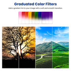 Neewer 10100596 Square Filter Kit for Cokin M Series DSLR Cameras