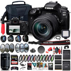 Canon 3616C016 EOS 90D DSLR 18-135mm Lens Bundle (Renewed)