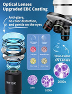 VOBU Binocular Compound Microscope for Adults and Students