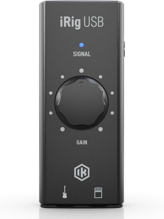 IK Multimedia iRig USB Guitar Audio Interface Recording