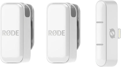 Rode WIMICROLW Wireless Micro - Dual Mics with Charge Case - Lightning