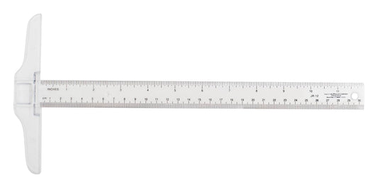Westcott JR-12 12-Inch Plastic T-Square Ruler