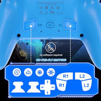 LENISUOLE Wireless Gaming Controller for PS5 and PC