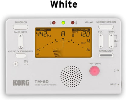 Korg TM60BK Tuner Metronome Black for Musicians