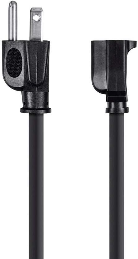 Monoprice 105298: 3ft 3-Prong Extension Cord, Black