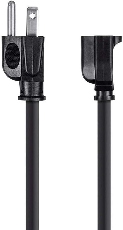 Monoprice 105298: 3ft 3-Prong Extension Cord, Black