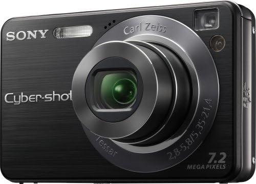 Sony DSCW120/B 7.2MP Digital Camera 4x Zoom