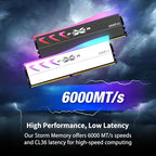 SP Silicon Power Storm RGB DDR5-6000 Desktop Memory