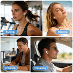 Fhumsh Bluetooth 5.4 Wireless Earbuds with LED Display
