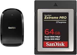 SanDisk Extreme PRO CFexpress Card Type B 64GB with Reader — main product image