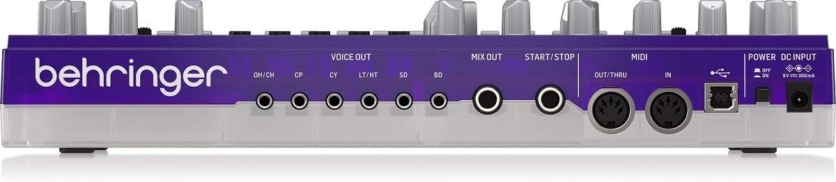 Behringer RD-6 Analog Drum Machine Purple Translucent