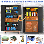 GAIOUS 79-Inch Tall Metal Kitchen Pantry Storage Cabinet