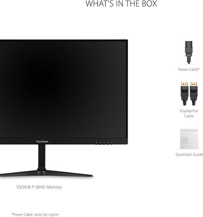 ViewSonic VX2418-P-MHD 24 Inch 165Hz 1ms Gaming Monitor