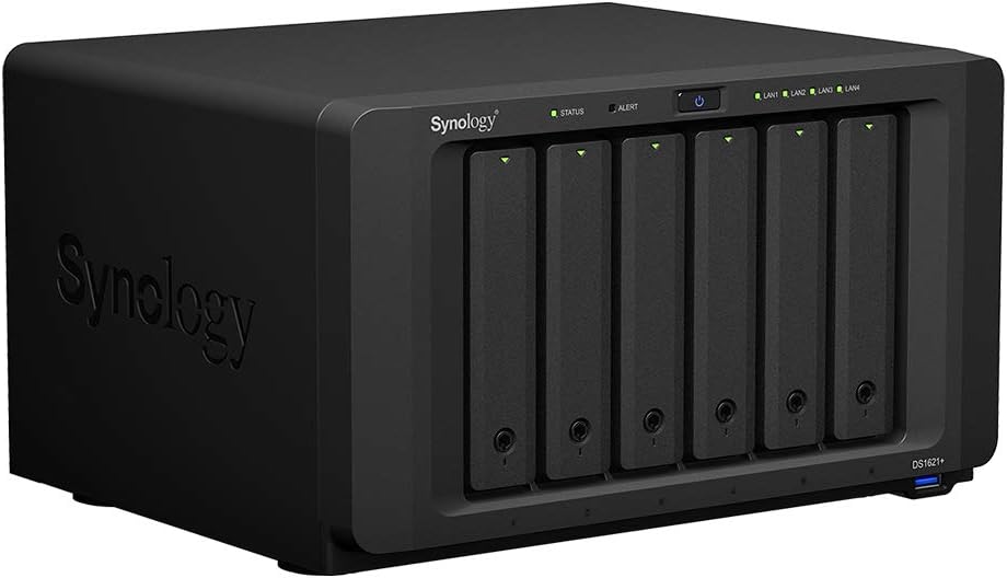 Synology DiskStation DS1621+ 60TB NAS Server
