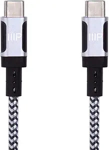 Monoprice 138843 USB-C to C Charge & Sync Cable 6ft — main product image