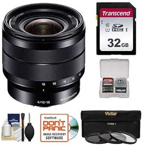 Sony K-75142-03 Alpha E-Mount 10-18mm Lens Kit