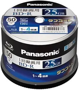 Panasonic LM-BRS25LT50 Blu-ray BD-R 25GB 4x Speed 50-Pack