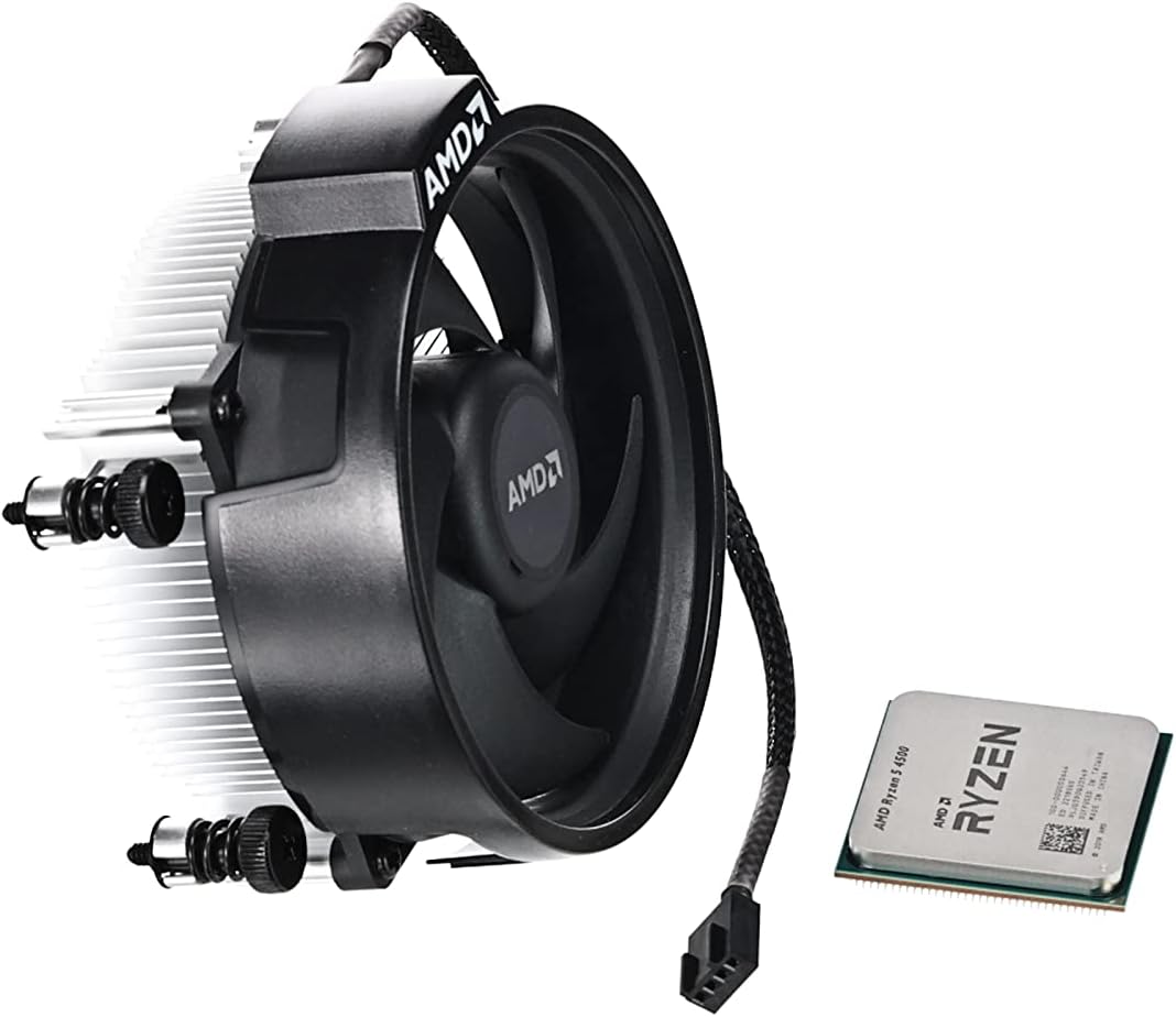 AMD Ryzen 5 4500 6-Core Unlocked CPU with Cooler