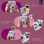 Fujifilm 16806286 Instax Mini 12 Lilac Camera Bundle